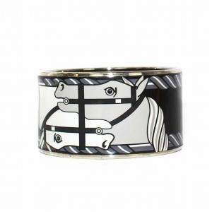 HERMES エマイユTGM バングル ブラック
