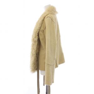 DOLCE&GABBANA Furs ファージャケット 38 ベージュ