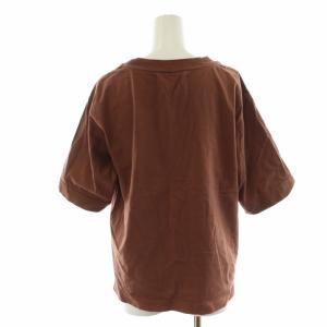 MHL. 20SS NATURAL DYE LIGHT JERSEY Tシャツ カットソー 半袖 2 M 茶 ブラウン ワイン 5950168511