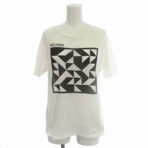 Tシャツ 半袖 ロゴ カットソー XS 白 ホワイト /G