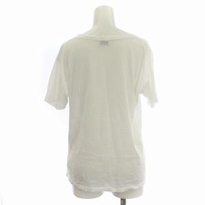 SAINT LAURENT PARIS Tシャツ 半袖 ロゴ カットソー XS 白 ホワイト /G