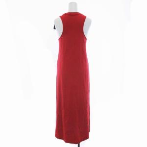 PUMA タグ付き ワンピース ロング ワッペン ノースリーブ XS 赤 レッド 599887 /ZS