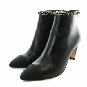 CHANEL ココマーク ショートブーツ