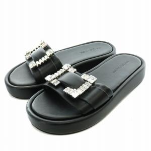 スライドサンダル 35 ブラック