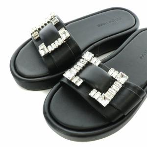 Sergio Rossi スライドサンダル 35 ブラック