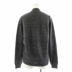 JUNYA WATANABE AD2012 カーディガン アーガイル柄 ウール モヘヤ混 M グレー 黒 ブラック 紫 パープル