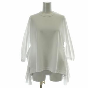AD2022 23SS リボン ディテール Tシャツ 半袖 カットソー M