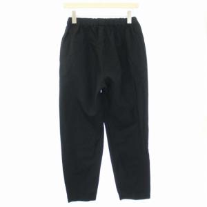 COMME des GARCONS AD2019 縮絨ポリ イージーパンツ テーパードパンツ S 黒 ブラック GE-P028