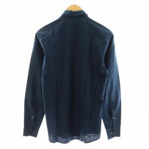 Martin Margiela 14 11SS ここのえ期 シャツ 長袖 コットン 46 S 紺 ネイビー /AN30