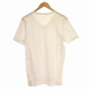 Martin Margiela エイズT Vネック Tシャツ 半袖 ロゴ M 白 ホワイト /G