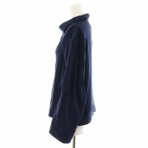 Y's ヨウジヤマモト シャツ ブラウス 長袖 コットン 2 M 紺 ネイビー