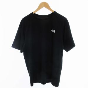 THE NORTH FACE Tシャツ カットソー ショートスリーブ ES アンペアクルー 半袖 ロゴ XL 黒 ブラック NT12382