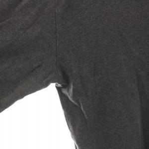 BURBERRY BLACK LABEL Tシャツ カットソー Vネック チェック 長袖 3 L グレー ピンク