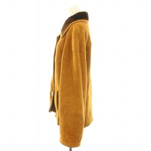 Chloe ムートンジャケット 40 キャメル ブラウン