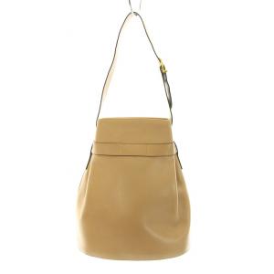 Salvatore Ferragamo ダブルガンチーニ ワンショルダーバッグ レザー ベージュ