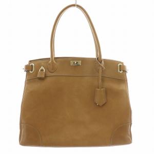 クラッシー アーバントート ハンドバッグ レザー ターンロック式 南京錠 カギ 茶 ブラウン /BB