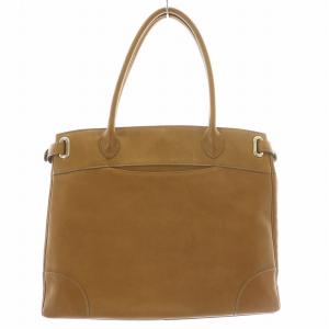 HAMANO クラッシー アーバントート ハンドバッグ レザー ターンロック式 南京錠 カギ 茶 ブラウン /BB