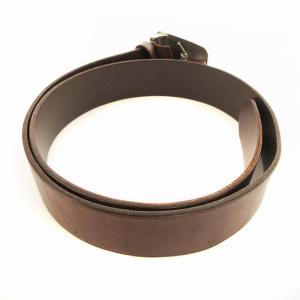 POLO RALPH LAUREN ベルト ロゴバックル レザー ハトメ 6ホール 茶 ブラウン