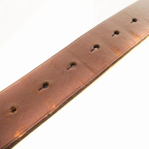 POLO RALPH LAUREN ベルト ロゴバックル レザー ハトメ 6ホール 茶 ブラウン