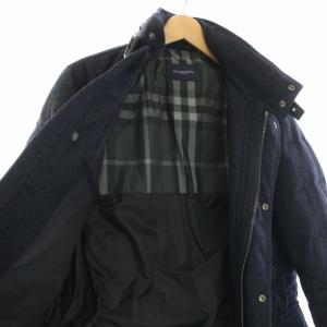 BURBERRY LONDON ダウンジャケット アウター ジップアップ M 黒 ブラック A1F93-830-28