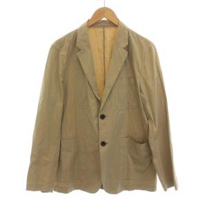 テーラードジャケット 2B センターベント アウター L ベージュ /YM