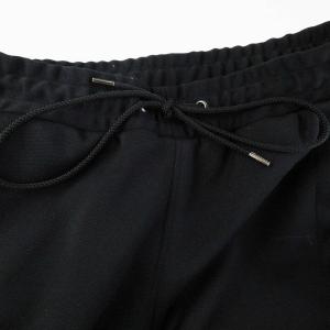 junhashimoto サイドギャザーリブパンツ ジョガーパンツ 2 M 黒 ブラック 1072010020