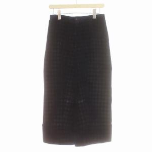 AD2014 ベロア サルエルパンツ チェック パンツ M ネイビー 紺 /G