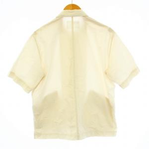 MHL. シャツ カジュアルシャツ 半袖 麻 リネン混 コットン S ベージュ /KU