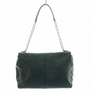 TOD'S ワンショルダーバッグ ターンロック式 レザー 緑 グリーン