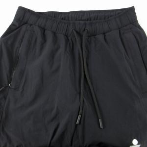 HOKA ONE ONE イージーパンツ ナイロン ロゴプリント S 黒 ブラック