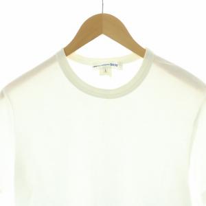 COMME des GARCONS SHIRT Tシャツ カットソー 半袖 プルオーバー S 白 ホワイト
