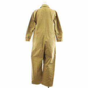 YAECA コットンギャバ オールインワン ジャンプスーツ 長袖 S ベージュ