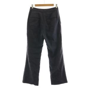 IENA リネンストレッチセミバギーパンツ スラックス 麻 ストレート ジッパーフライ 38 M グレー 23030900574010