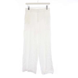 EVERYDAY I LIKE 24SS Summer ワイドパンツ 麻 リネン ハイウエスト 36 S 白 ホワイト