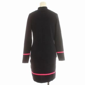 BRIEFING ニットワンピース ハイネック 長袖 ひざ丈 S ネイビー 紺