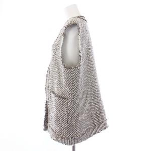 JOURNAL STANDARD relume 22AW コットン ツイード ベスト ジレ F 白 茶 黒