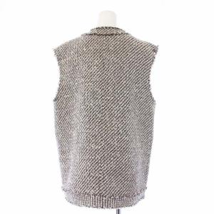 JOURNAL STANDARD relume 22AW コットン ツイード ベスト ジレ F 白 茶 黒