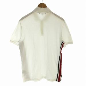 GUCCI ポロシャツ 半袖 サイドライン M 白 ホワイト