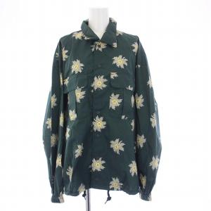 24SS LIBERTY ルーズブルゾン ジャケット アウター 花柄 緑 グリーン /KH