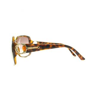 GUCCI サングラス アイウェア 眼鏡 メガネ スクエア ロゴ プラスチック 6014 115 茶 ブラウン