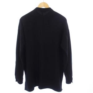 ARTS&SCIENCE カシミヤバンドカラーシャツ 3 S ブラック