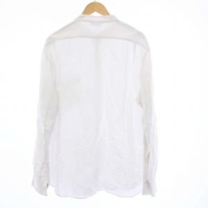 ARTS&SCIENCE コットンヘンプバンドカラーシャツ 長袖 5 L 白 ホワイト 0211-U601D-1058 /KH