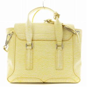 3.1 phillip lim ハンドバッグ ショルダーバッグ 2way レザー 黄 イエロー