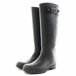 SAINT LAURENT PARIS レインブーツ レインシューズ 長靴 ラバー 36 23.0cm 黒 ブラック