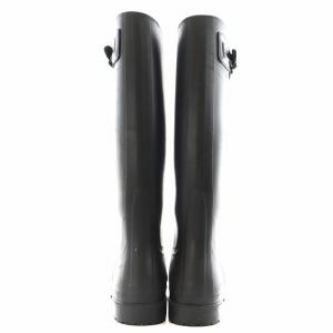 SAINT LAURENT PARIS レインブーツ レインシューズ 長靴 ラバー 36 23.0cm 黒 ブラック