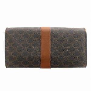 CELINE 長財布 トリオンフ 二つ折り 茶 ブラウン