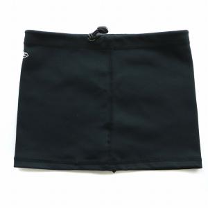 Yohji Yamamoto POUR HOMME NEW ERA フリースネックウォーマー FLEECE NECK WARMER ポリエステル ロゴプリント 刺繍 黒 ブラック