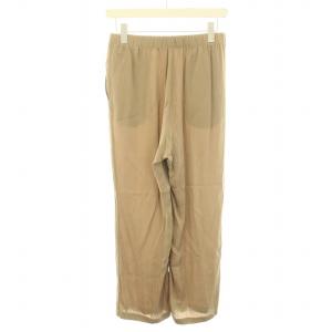 MUSE de Deuxieme Classe 23SS シルクサテンイージーパンツ 絹 シルク 34 XS ベージュ /YT