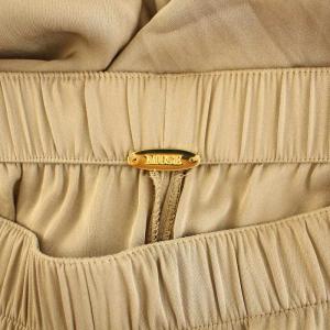 MUSE de Deuxieme Classe 23SS シルクサテンイージーパンツ 絹 シルク 34 XS ベージュ /YT