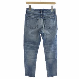 upper hights THE STELLA SUN デニムパンツ ジーンズ スリム テーパード USED加工 24 S 青 ブルー 28021902SUN